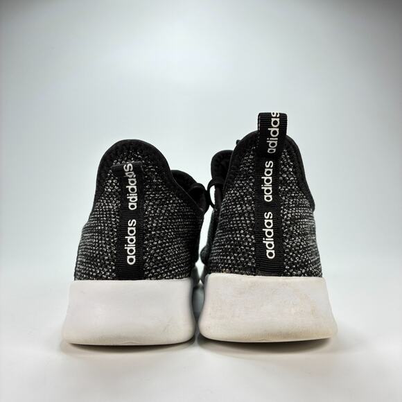 Adidas Cloudfoam Pure Black White Slip On Running Shoes DB0694 Women's Size 8.5 - Picture 5 of 10